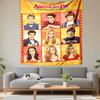 American Pie Tapestry Wall Hanging, Comedy Movie Character Poster Art, Retro Wall Decor for Bedroom Living Room Dorm