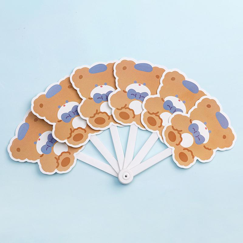 Cute Cartoon Mini Portable Alien Hand Shake Fan Cool Small Fan Summer Cooling Fan Gift