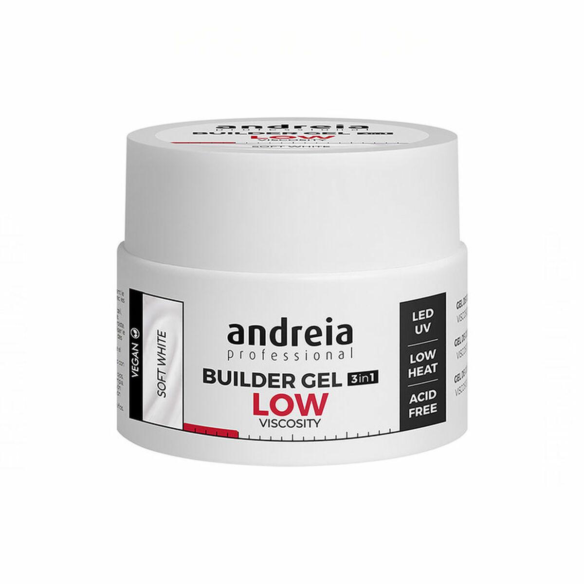 

Гель для ногтей низкой вязкости Builder Andreia White (44 г)