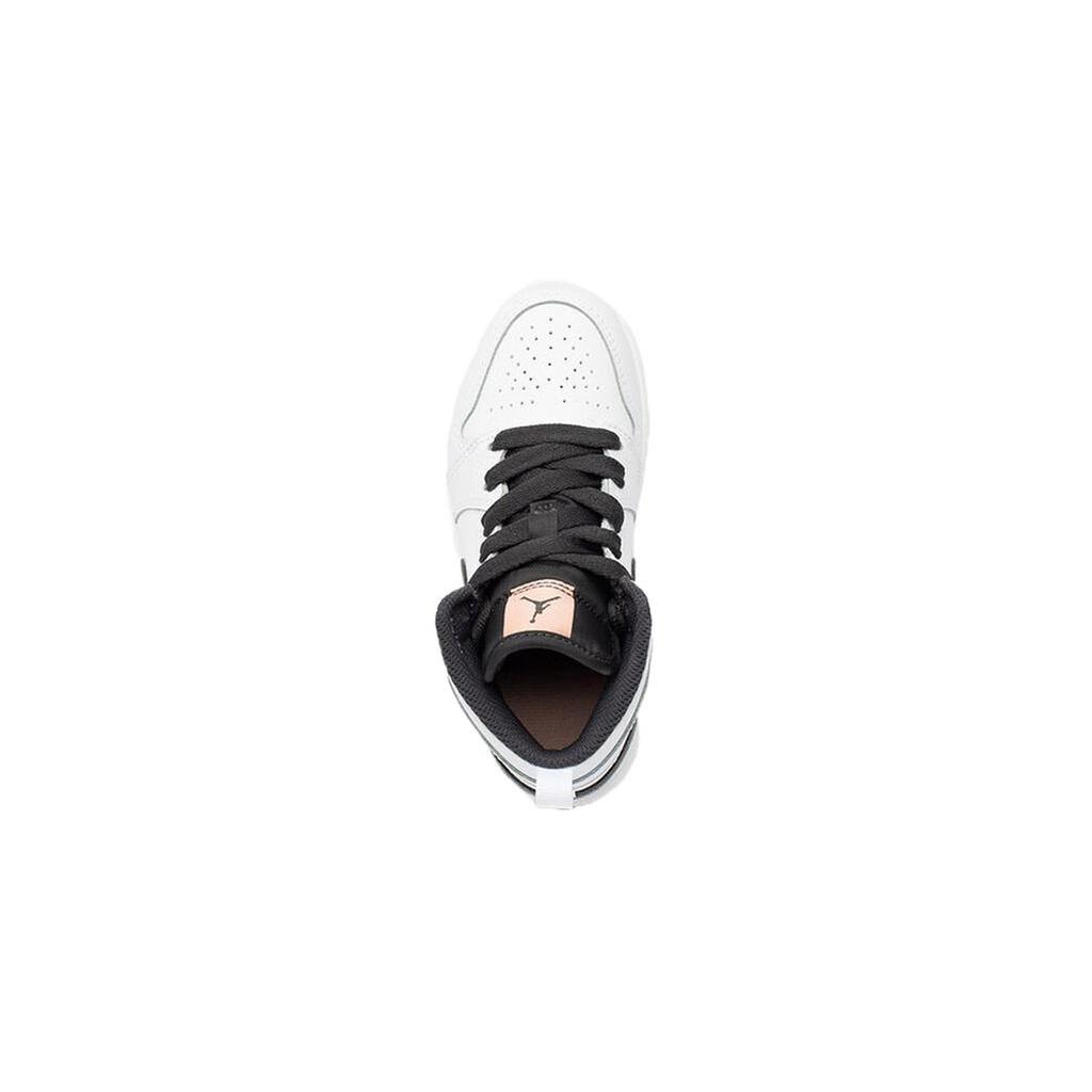 New Jordan 1 Mid PS White Arctic Orange 640734-180
