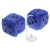 Plush Decorative Cubes 60x60 Mm, Blue