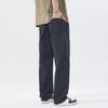 Straight casual pants men's new American spring and summer men's pants splicing three-proof charge pants loose wide-leg trousers