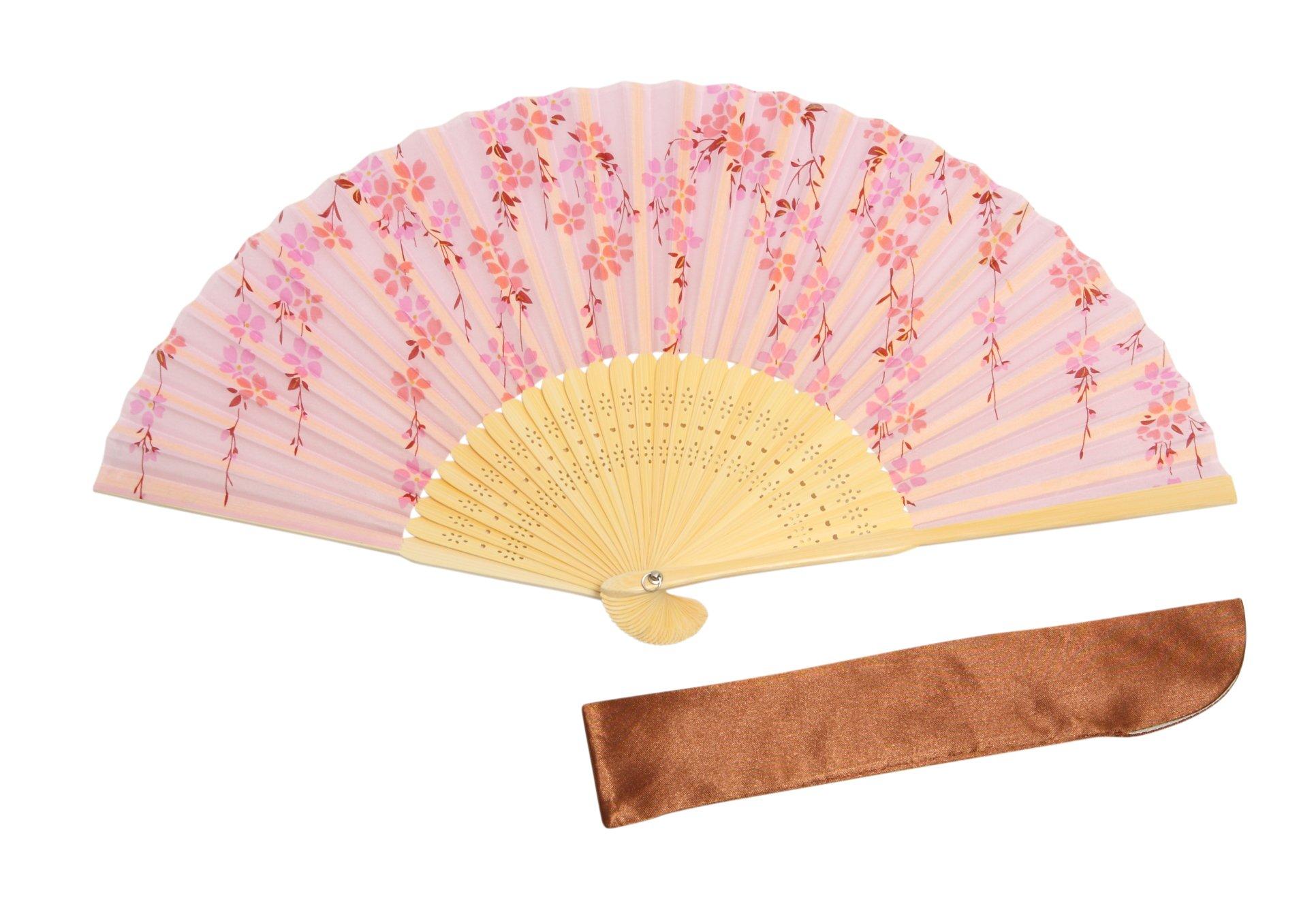 

Silk Fan with Fan Boxed Cherry [Hasegawa] Women s Case, (Weeping Blossom)
