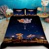 Zootopia Duvet Cover Judy Nick Anime with 2 Pillowcase Bedding Set Soft and Skin-friendly Kids Bedroom Decor Holiday Gifts