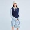 Ledin Korean Style Lapel Short Shirtdress