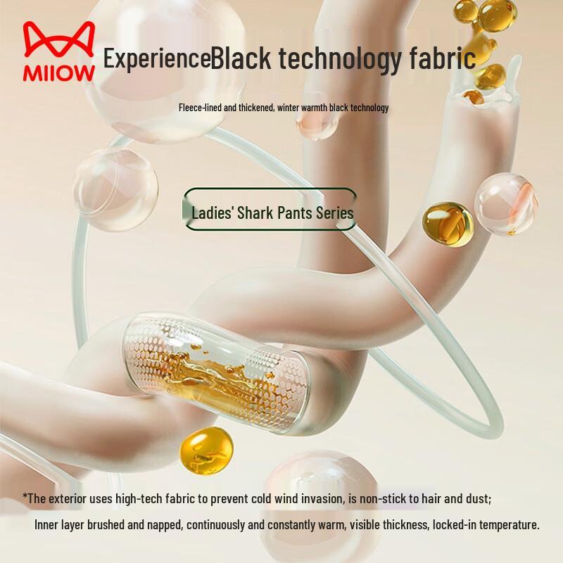 Mao Ren Women's High-Waist Thermal Shark Leggings