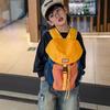 Canvas Kids School Backpack With Padded Straps For Preschool Children