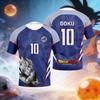 2026 Summer Dragon Ball Goku Vegeta Men's Football Jersey Cosplay