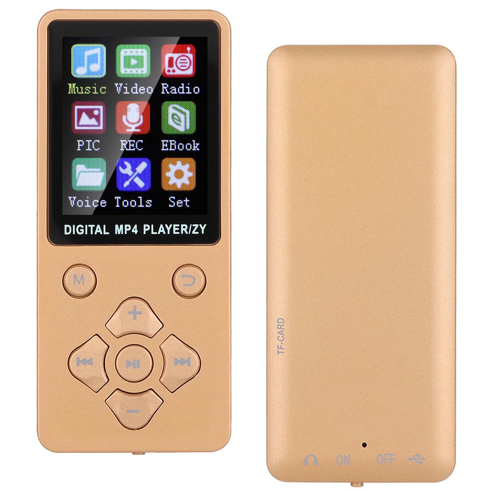 T1 Music MP3 MP4 Player   Support 32G Memory Card Crossshaped Buttons White