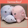 Adorable Pink And Blue Whale Plush Toy Soft Cuddly Stuffed Animal Pillow