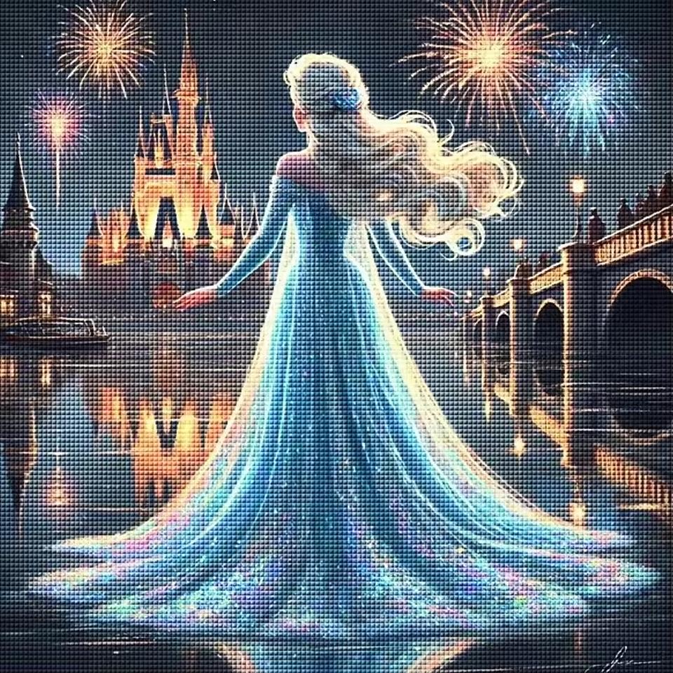 Disney Princesses Diamond Painting Kit 5D DIY Diamond Embroidery Cross Stitch Handmade Art Gift Crafts Home Decor