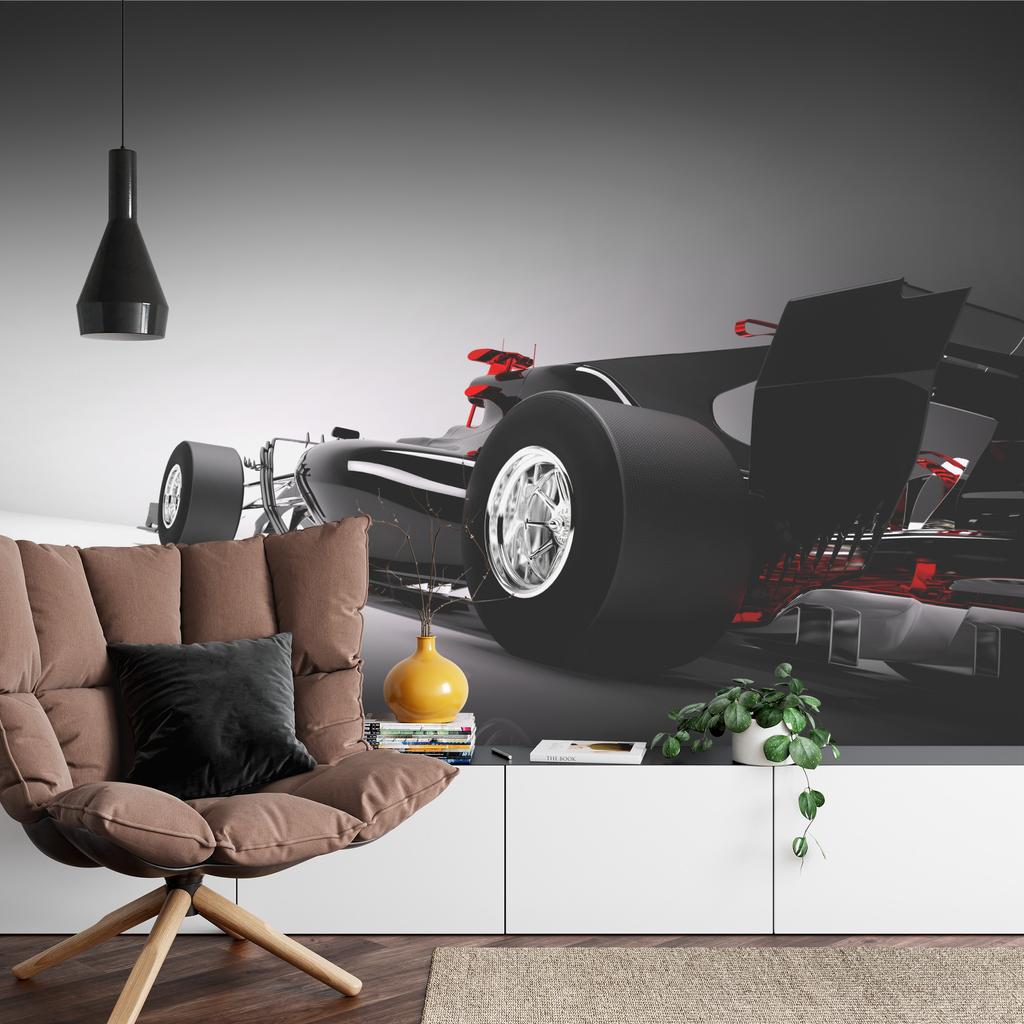 Photomural F1 Car From The Back Washable Fleece 368x254
