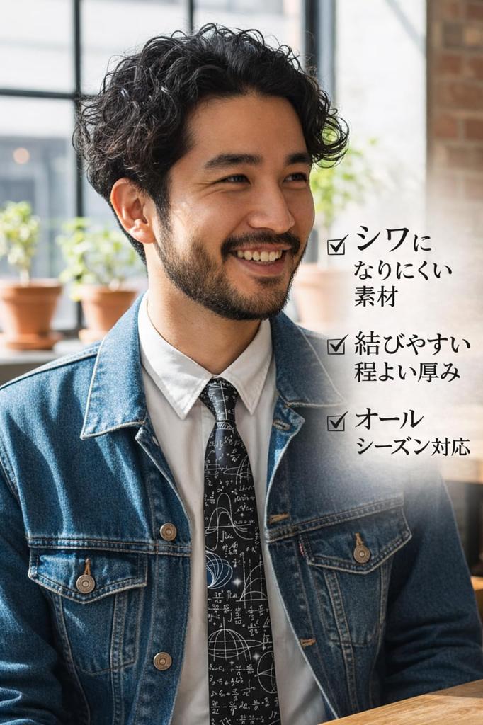 [HANG OVER] 8.0cm Necktie - Business, Casual, Unique, Calculus, Quantum Mechanics, Mathematics, ScienceEngineering, Father's Day Gift tie2602-01A