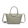 New Woven Dumpling Bag Hand-woven Bag Large-capacity Commuting Versatile Portable Messenger Bag