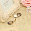 Girl All Matching Drop Water Oval Earrings Long Style Retro Earrings
