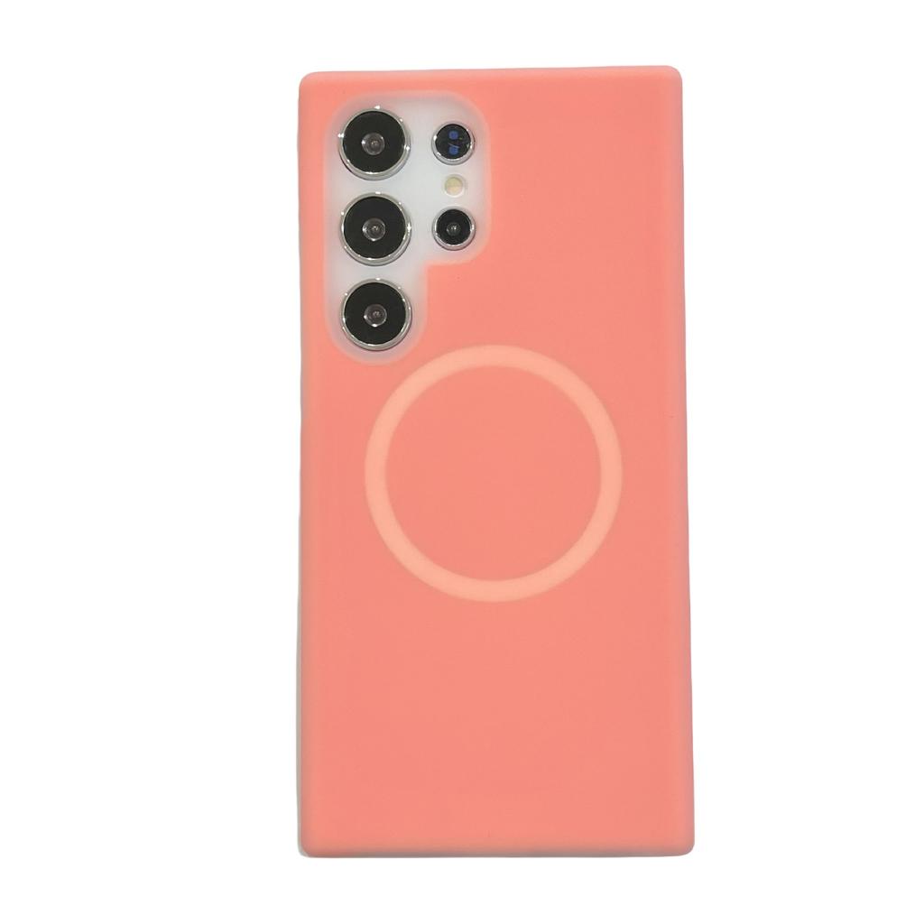 Samsung Liquid Jelly Suitable for S25UItra Magnetic Suction Phone Case S24 Anti Slip Anti Fall S23 Simple Skin Feeling Protection