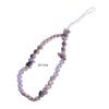 Gravel Pearl Mobile Phone Strap Cell Phone Lanyard Letter Beads Chain Crystal Stone Beads Lanyard