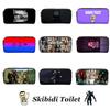 Toilet Skibidi Single Layer Zippered Pencil Case Tv Man Stationery Box Students