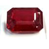 Mozambique Red Ruby Natural 36-38 Ct Emerald Cut Beautiful Certified Gemstone
