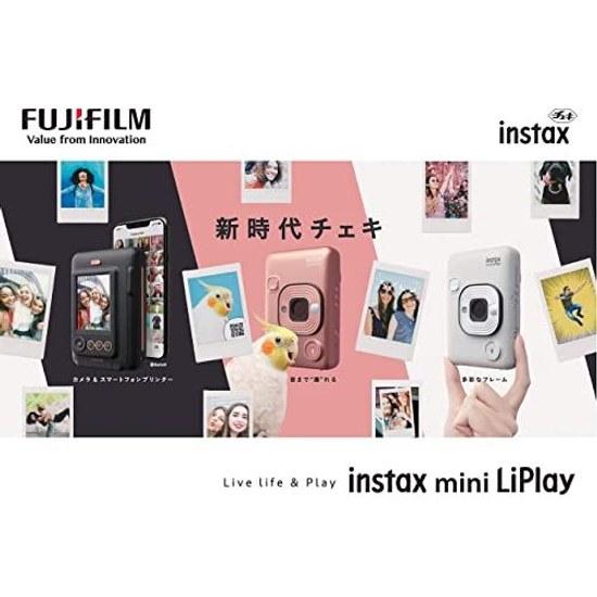 Fujifilm Instax Mini LiPlay Instant Camera Smartphone Printer Elegant Black INS HM1