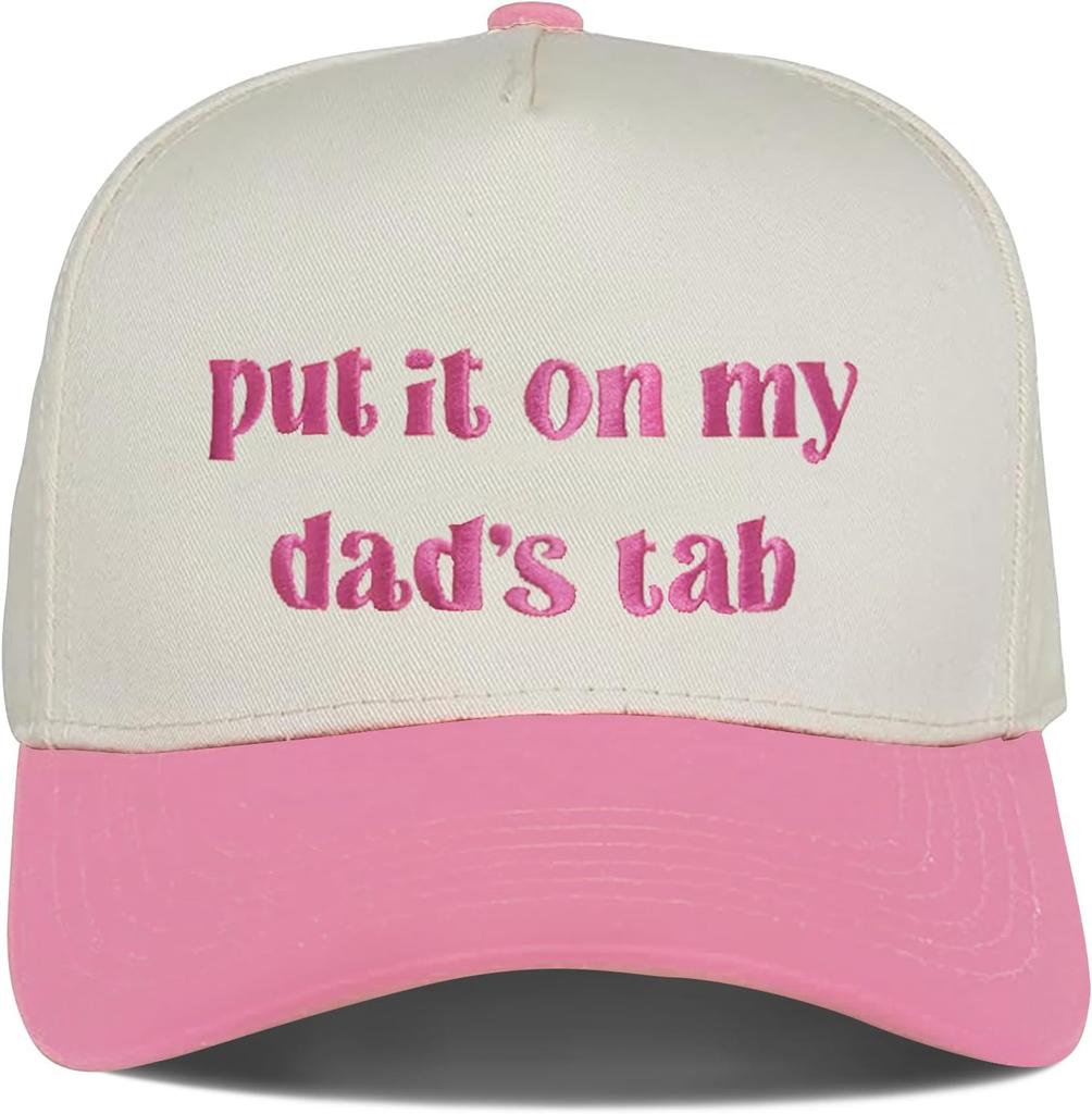 Put It On My Husband'S Tab Funny Trucker Hats Women Vintage Adjustable Baseball Cap Embroidery Fashion Trucker Hat