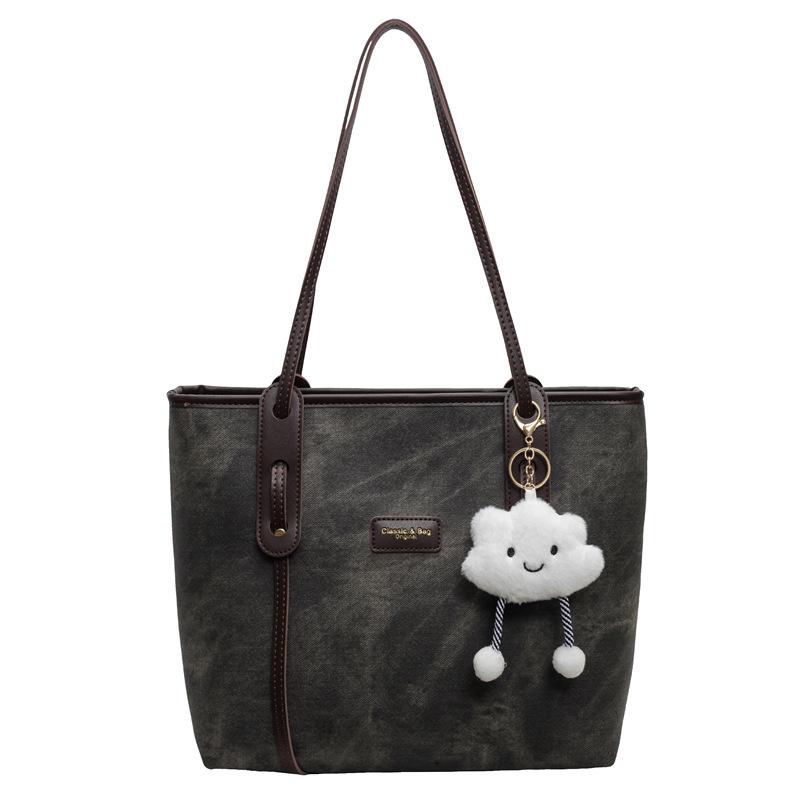 commuting to work, armpit bag for women shopping, new retro fashion casual tote bag, high-end textured shoulder bag