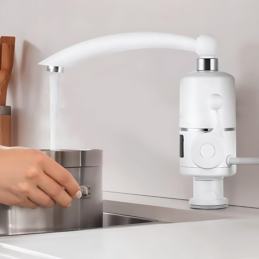 Electric water heater, flowing, degrees, LCD display, 3000W