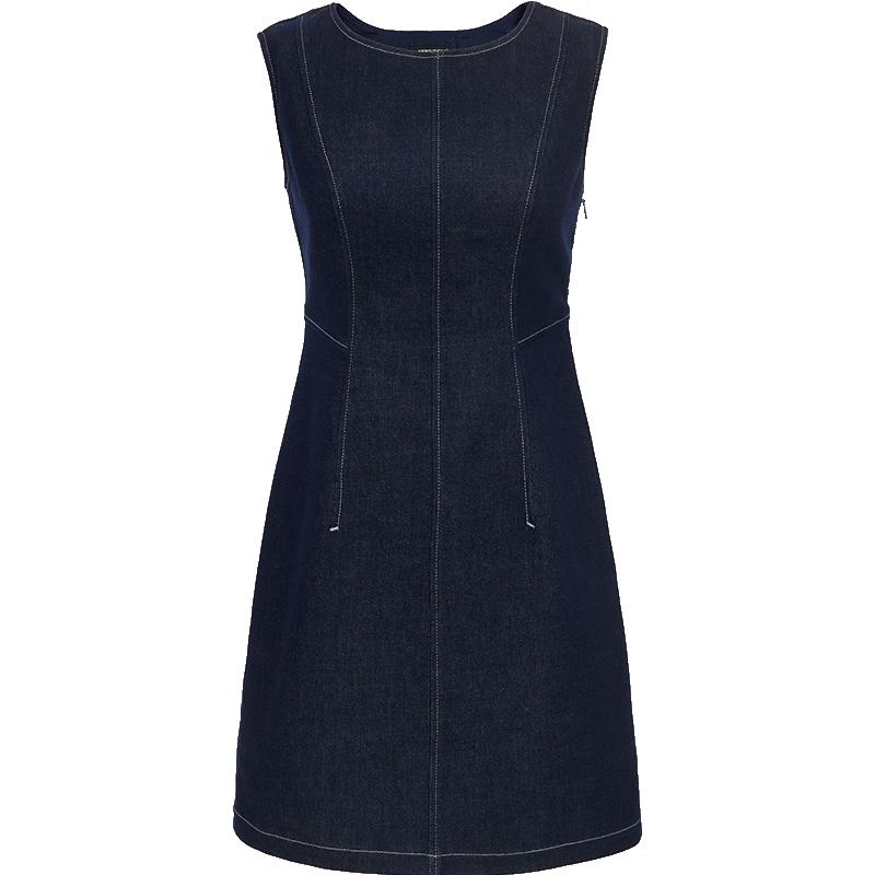 

VEROMODA 2025 Spring Sleeveless Denim Dress with Back Cut-out S