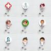 Fashion Stationery Office Supplies Mini Badge Holder Retractable ID Name Card Lanyards