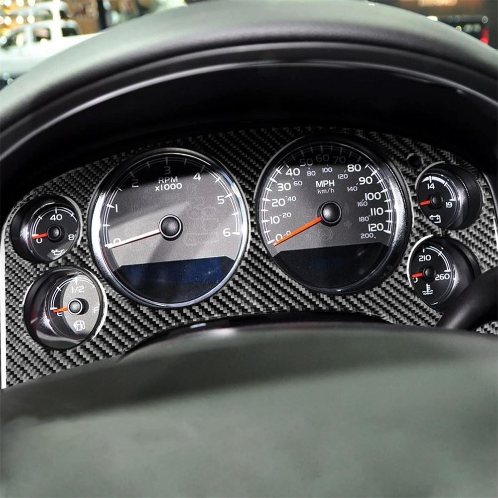 3Pcs For 07-13 Chevy Tahoe Silverado Sierra Dashboard Steering Wheel Cover Trim
