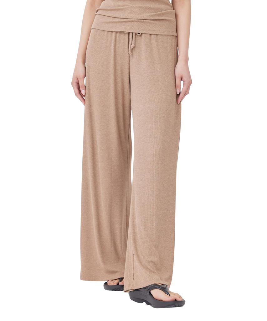 Nergy Year of Ours Weekender Drawstring Size 29 Women's Pants, NBS14240, Beige,