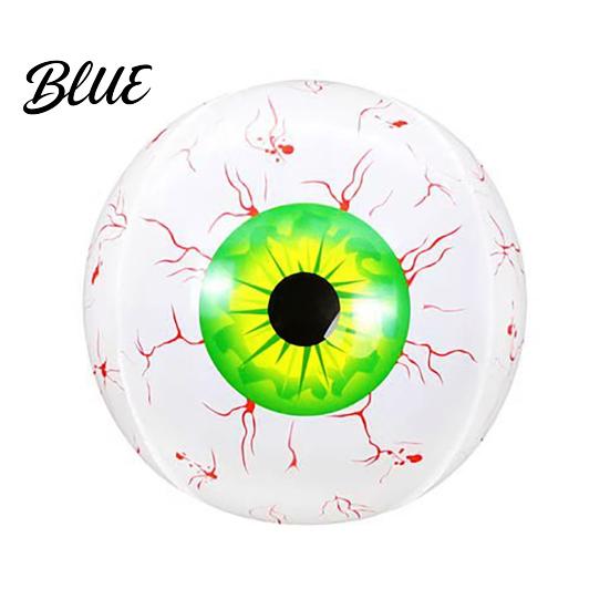 Spooky Haunted House Decor Simulated Eyeball Balloon Horror Theme Halloween Party Decoration Large Aluminum Indoor Outdoor Ornaments Foil
