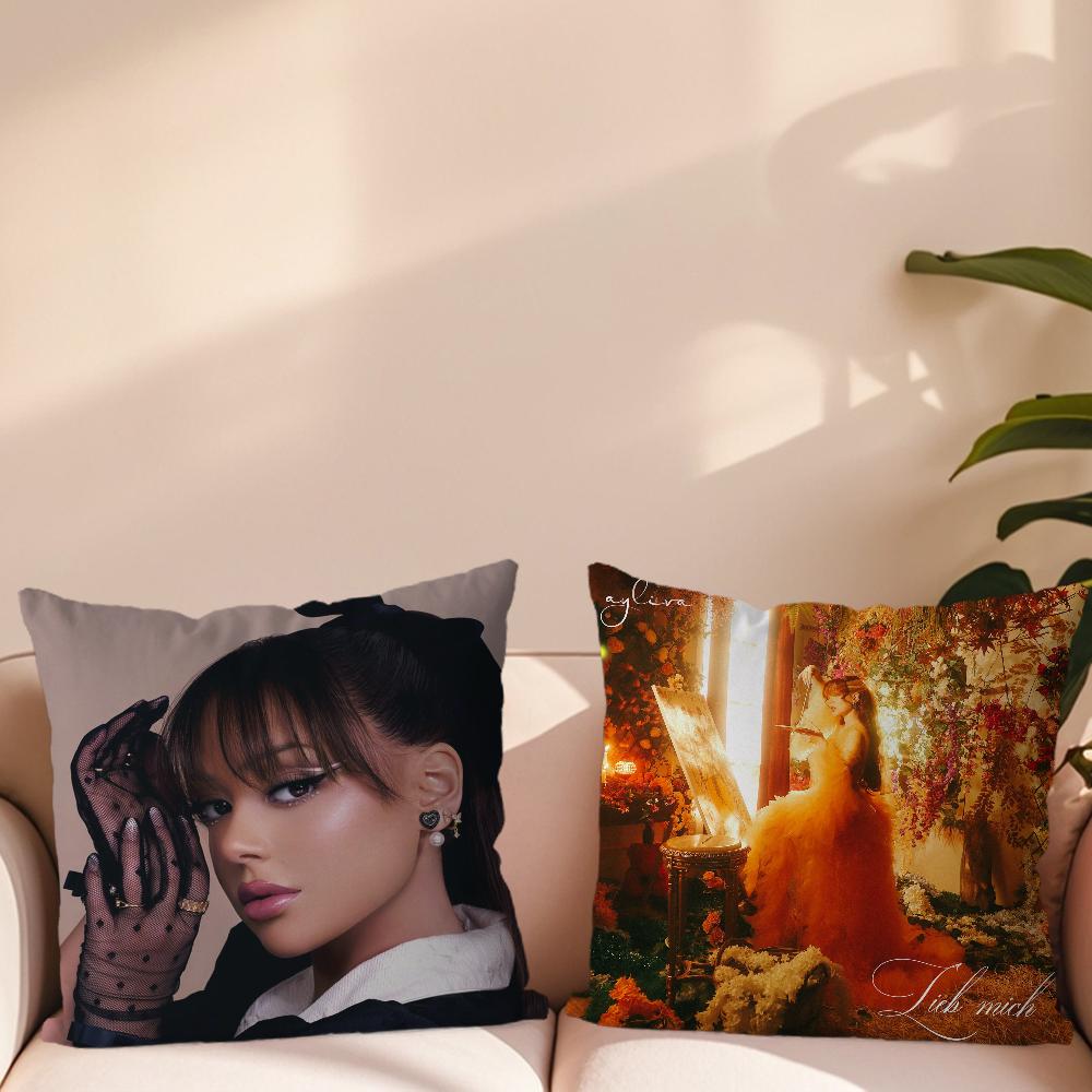 Ayliva Cool Singer Tour 2024 Povlak na polštář Pohovka Obývací pokoj Ložnice Čelo postele Opěrka Čtvercový polštář Čas na zdřímnutí