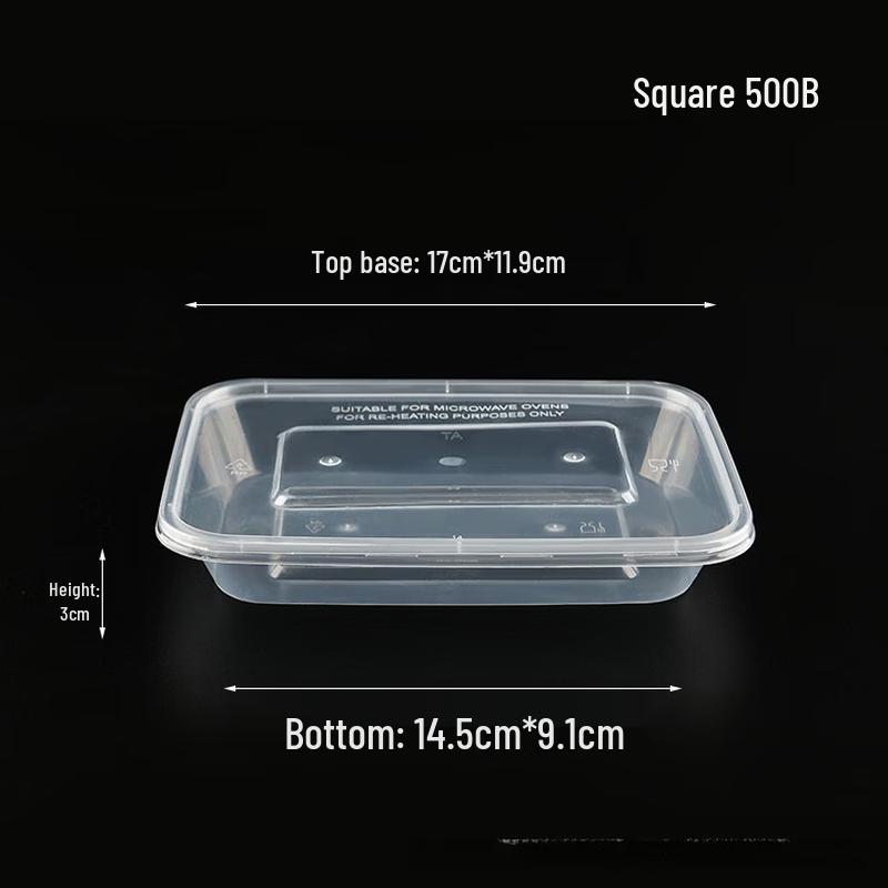 Handun Rectangular Disposable Food Containers