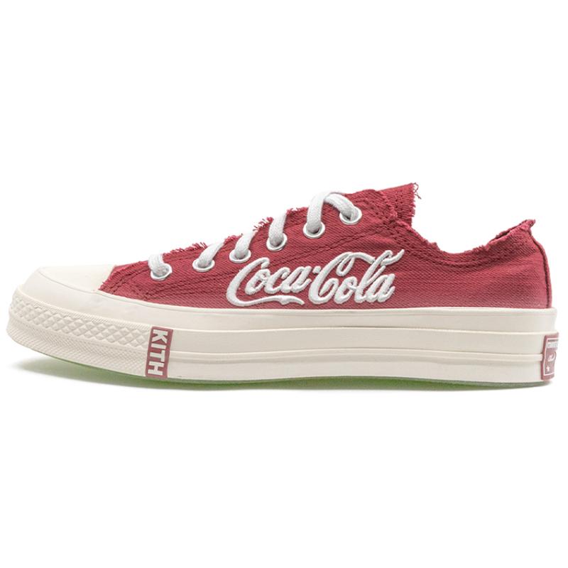 

KITH x Coca-Cola x Converse Chuck Taylor All Star Повседневные Универсальные Низкие Кеды из Канваса Унисекс Такие же Redmi 35