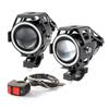 LED Headlight Angel Eye Handlebar Light for Modified Electric & U7 Motorcycles