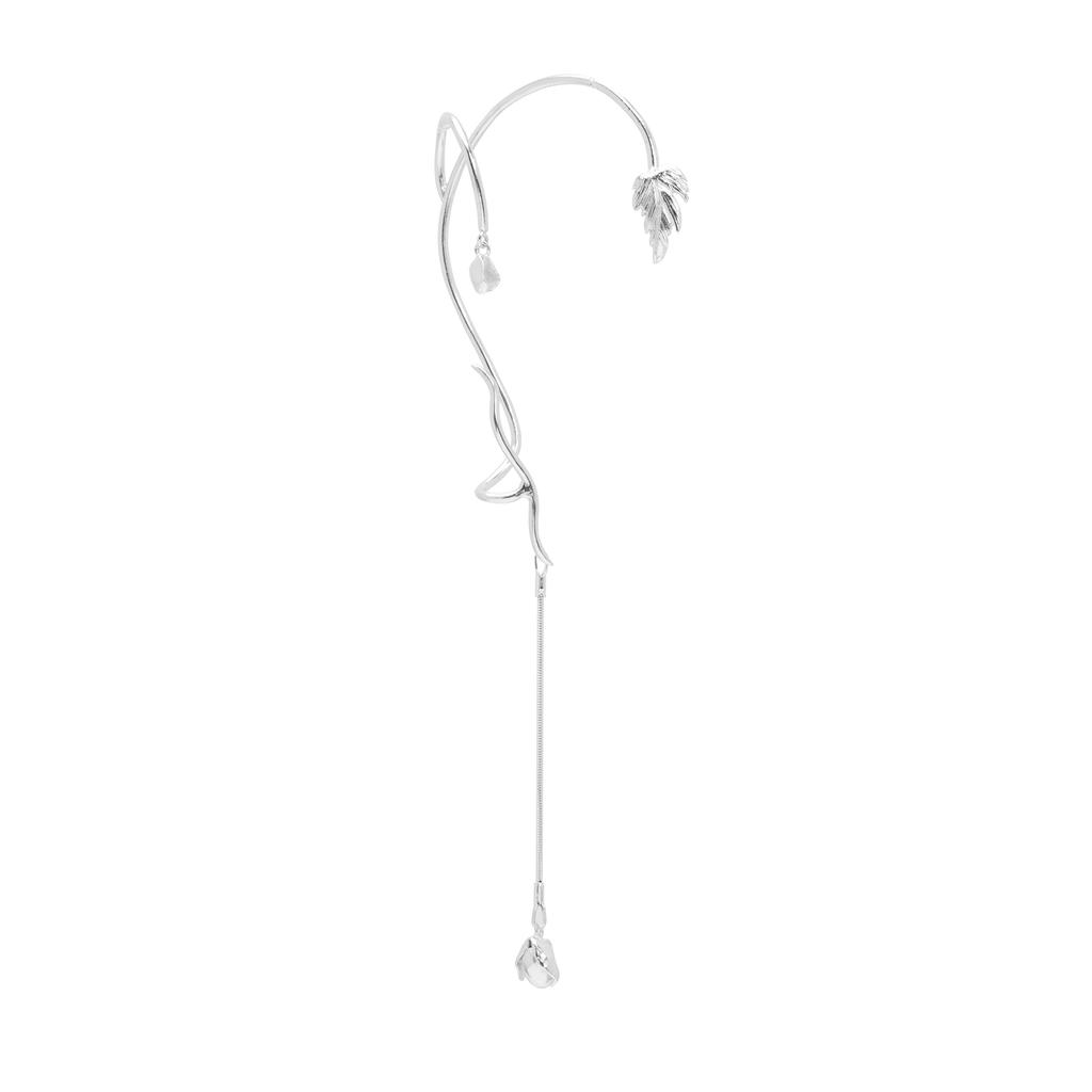Keep'Em Bird Ear Cuff (Silver) -Single Piece-