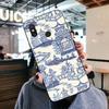 Blue and white porcelain Phone Case For Xiaomi Mi 5X 8 9 10 11 12 lite pro 10T PocoX3pro PocoM3 Note 10 pro lite