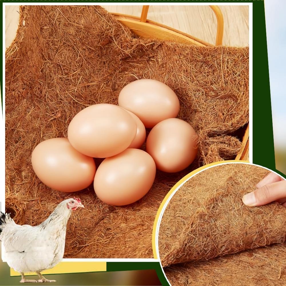 Chicken Nesting Pads Natural Eco-Friendly Coconut Coir & Palm Hens Bedding Mats Reusable  Chicken Nesting Mats for Egg Laying