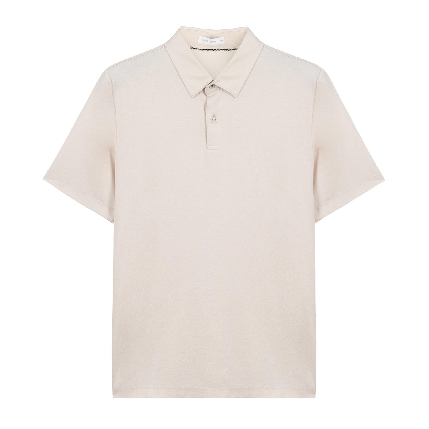 Basso Homme Soft Touch Short Sleeve Collared T-Shirt (Wsy2Kt11A) Bg/95