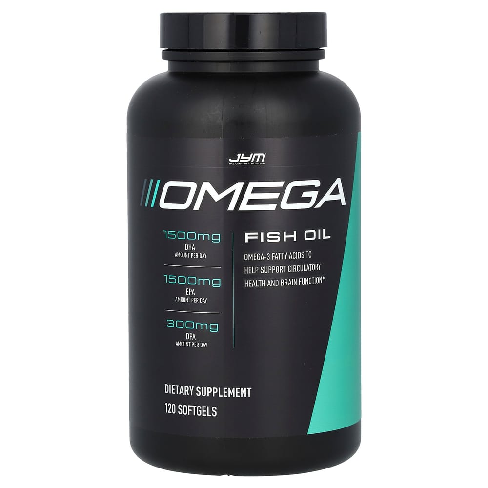 

JYM Supplement Science Omega-3 Softgels, 120 Counts 120 pcs - 1 ea