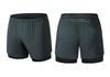 Herren-Zwei-in-Eins-Laufshorts mit Schnelltrocknung und Anti-Exposure-Futter