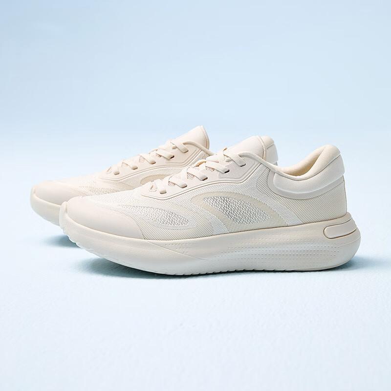 Anta Comfortable Simple Shock Absorbing Durable Low Top Training Shoes Women sneaker White 122527753-2