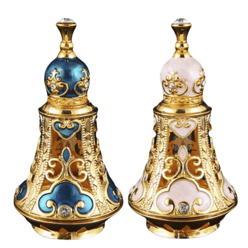 Refillable Decorative Fragrance Bottle Glass Fragrance Bottle Vanity Dresser