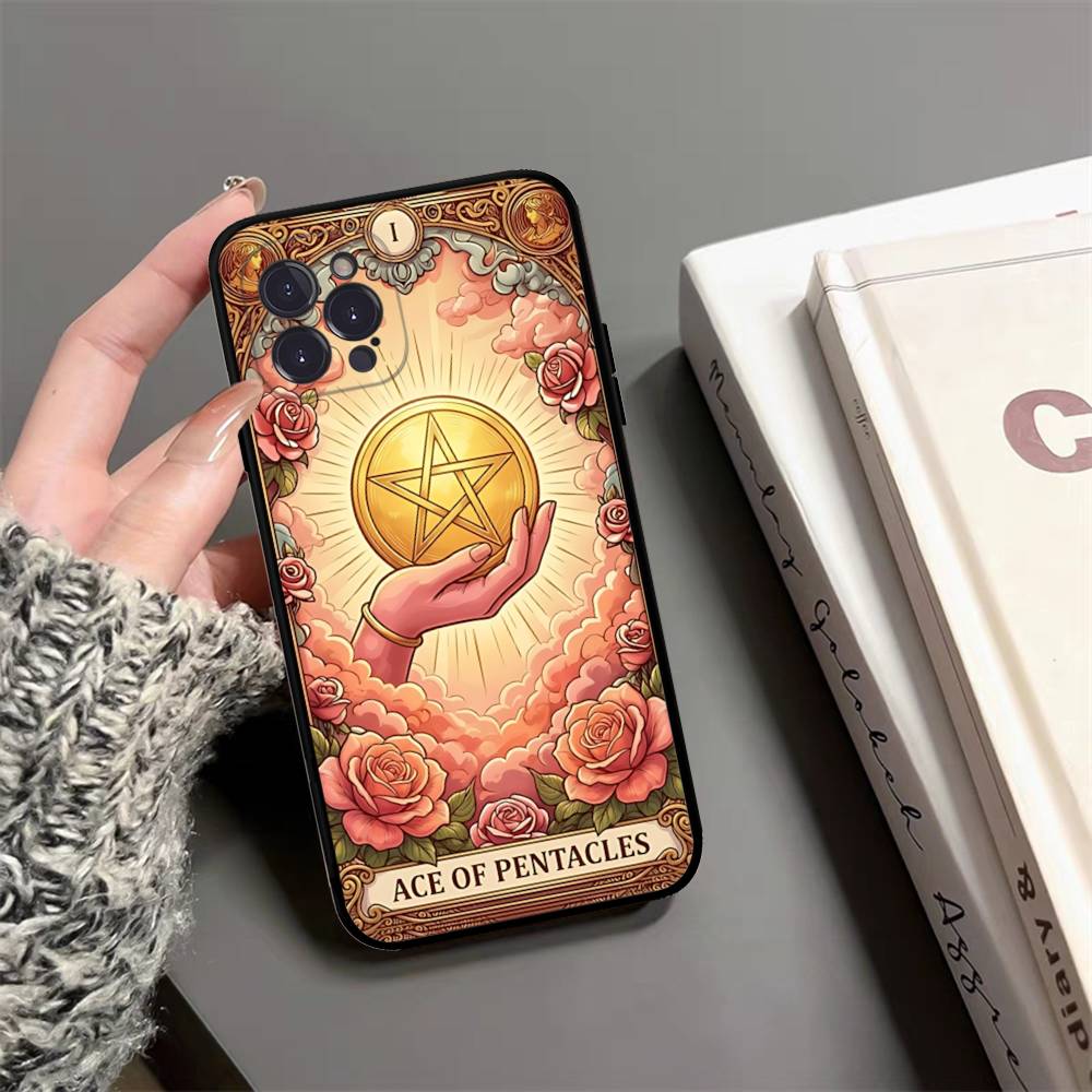 

Divination Tools T-tarot Cards Phone Case For IPhone 14 Plus 13 Mini 11 16 15 17 Pro Max Protection Shockproof iPhone 17