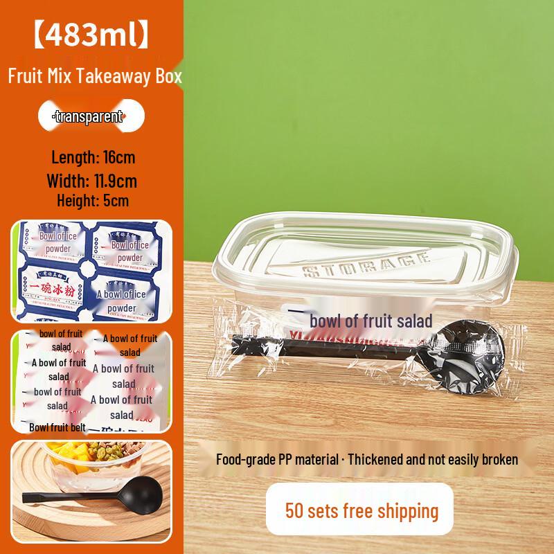 Disposable Commercial Dessert Take-Out Bowls