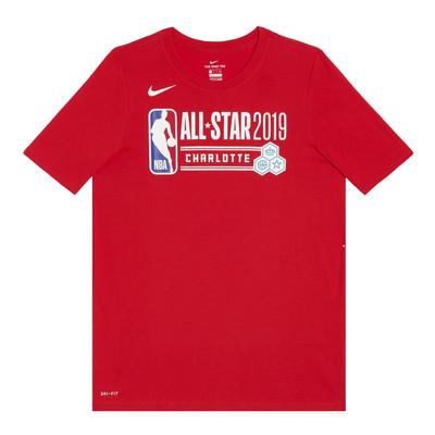 Camiseta Dri-Fit All-Star da NBA Charlotte Tops para Crianças Vermelho 3Z2B7BBHJ-ASG