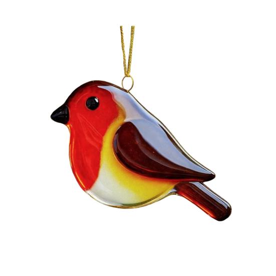 

Christmas Birds Ornament Plastic Hummingbird Robin Owl Blue Jay Kingfisher Xmas Tree Hanging Ornaments Memorial Gifts for Bird Lovers Nature A