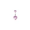 Bobisty14G Belly Button Bars for Women Surgical Steel Belly Bar CZ Butterfly Snake Clicker Navel Ring Body Piercing Jewellery