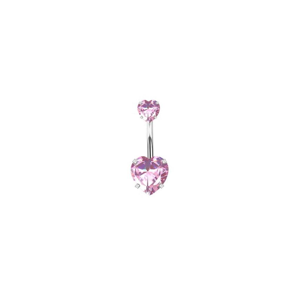 Bobisty14G Belly Button Bars for Women Surgical Steel Belly Bar CZ Butterfly Snake Clicker Navel Ring Body Piercing Jewellery